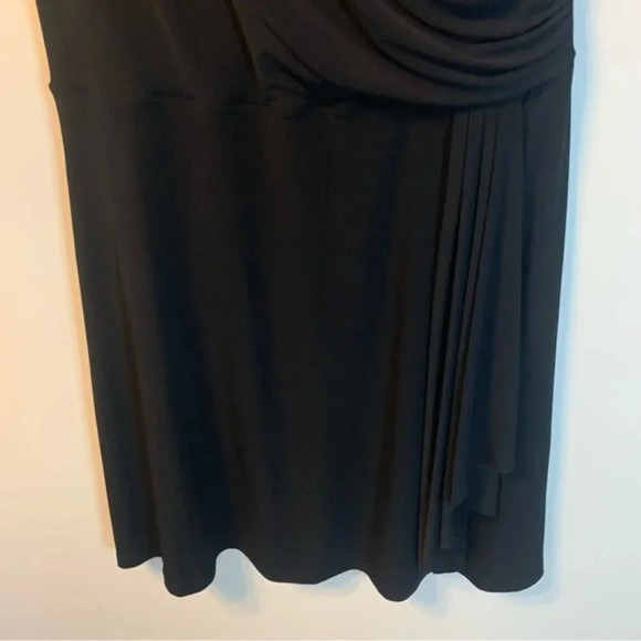 Alyx Black Midi Dress V-Neck 2X - Picture 6 of 10